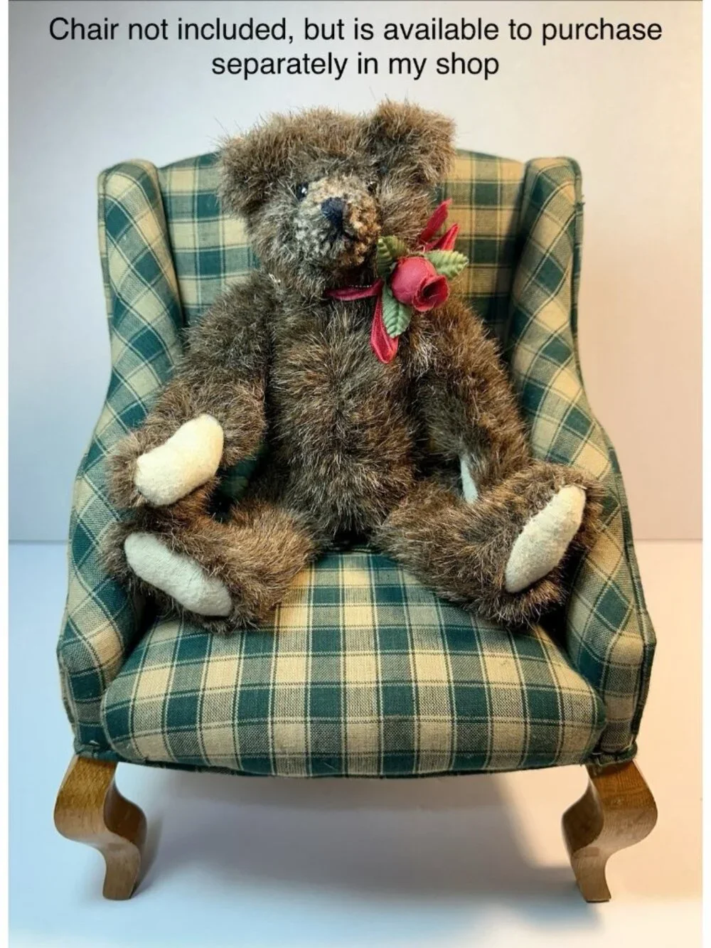 Mary Meyer Green Mountain Bears Plush Mansfield Jointed 1993 Teddy Bear 9”
